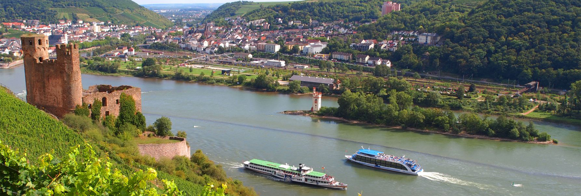 2019: 6-dages all incl. tur til Rüdesheim m. Rhinen i Flammer show